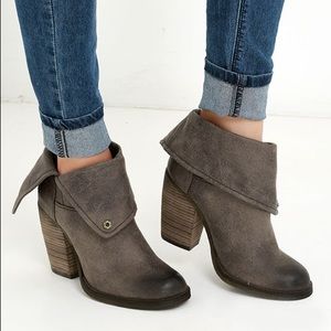 Chord Taupe Fold-Over Boots